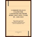 CORRESPONDANCE DEUXIEME SERIE (1807-1829). TOME III : 1820-1823