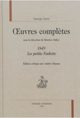 ŒUVRES COMPLÈTES 1849 LA PETITE FADETTE