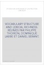 ETUDES SUR LA RICHESSE ET LA STRUCTURE LEXICALE.