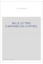 MILLE LETTRES D'AFFAIRES EN CHIFFRES.