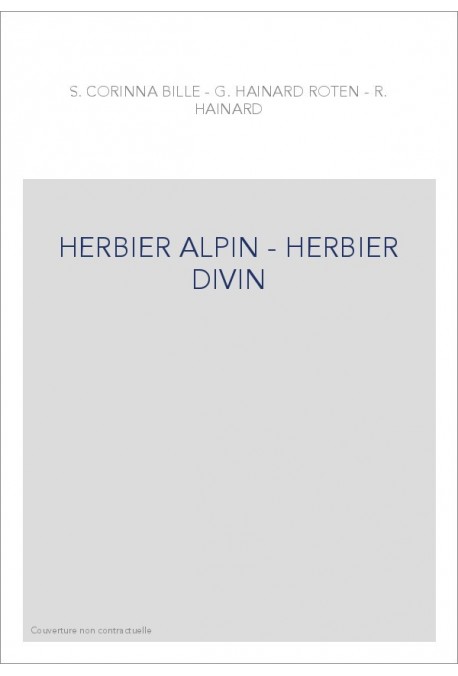 HERBIER ALPIN - HERBIER DIVIN