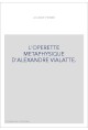 L'OPERETTE METAPHYSIQUE D'ALEXANDRE VIALATTE.
