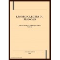 LES REGIOLECTES DU FRANCAIS