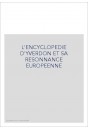 L'ENCYCLOPEDIE D'YVERDON ET SA RESONNANCE EUROPEENNE