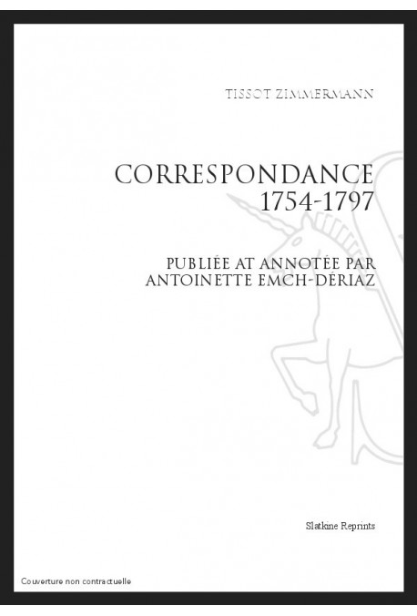 CORRESPONDANCE. 1754-1797