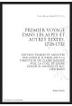 PREMIER VOYAGE DANS LES ALPES ET AUTRES TEXTES 1728-1732