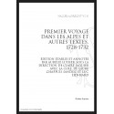 PREMIER VOYAGE DANS LES ALPES ET AUTRES TEXTES 1728-1732