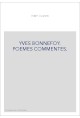 YVES BONNEFOY POEMES COMMENTES REL
