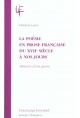 LA POÉSIE EN PROSE FRANCAISE DU XVIIE SIÈCLE À NOS JOURS