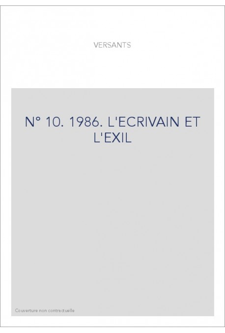 VERSANT 10 1986