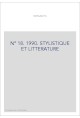 VERSANTS 18 1990 STYLISTIQUE ET LITTERAT