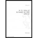 VERSANTS 52. LE ROMAN AU XXE SIECLE