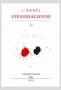 L’ANNÉE STENDHALIENNE N° 12 – 2013