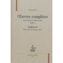 MALGRÉTOUT ŒUVRES COMPLÈTES 1870, I SOUS LA DIRECTION DE BÉATRICE DIDIER