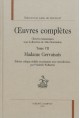 MADAME GERVAISAIS ŒUVRES COMPLÈTES ŒUVRES ROMANESQUES, SOUS LA DIRECTION DE ALAIN MONTANDON