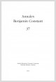 ANNALES BENJAMIN CONSTANT NUMÉRO 37/2012