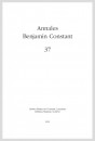ANNALES BENJAMIN CONSTANT NUMÉRO 37/2012