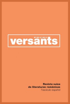 VERSANTS 60 FASCICULE ESPAGNOL HETERODOXIAS Y PERIFERIAS : LA POESÍA HISPÁNICA EN EL BAJO BARROCO