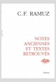 OEUVRES COMPLÈTES, VOLUME XXIX NOTES ANCIENNES ET TEXTES RETROUVÉS
