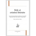 STYLE ET CREATION LITTERAIRE