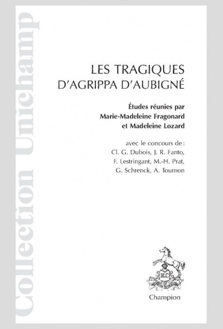 LES TRAGIQUES D'AGRIPPA D'AUBIGNE