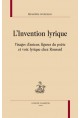 L'INVENTION LYRIQUE