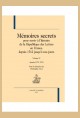 MEMOIRES SECRETS (DITS DE BACHAUMONT) POUR SERVIR A L'HISTOIRE DE LA REPUBLIQUE DES LETTRES EN FRANCE