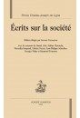 ECRITS SUR LA SOCIETE