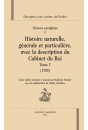 OEUVRES COMPLETES VOL V. HISTOIRE NATURELLE, GENERALE ET PARTICULIERE, AVEC LA DESCRIPTION DU CABINET DU ROI