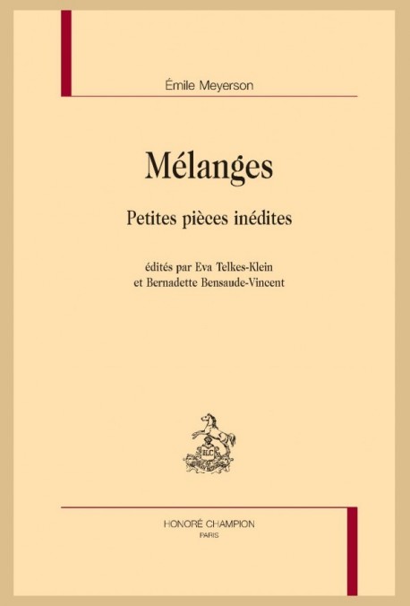 MELANGES PETITES PIECES INEDITES