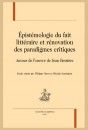 EPISTEMOLOGIE DU FAIT LITTERAIRE ET RENOVATION DES PARADIGMES CRITIQUES