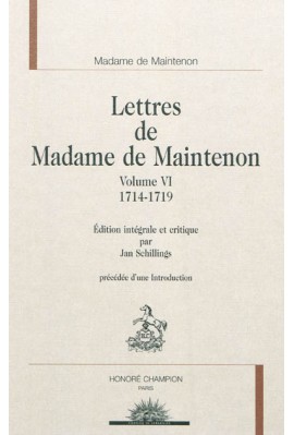 LETTRES. VI- 1714-1719