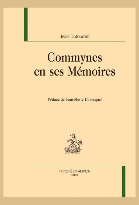 COMMYNES EN SES MEMOIRES