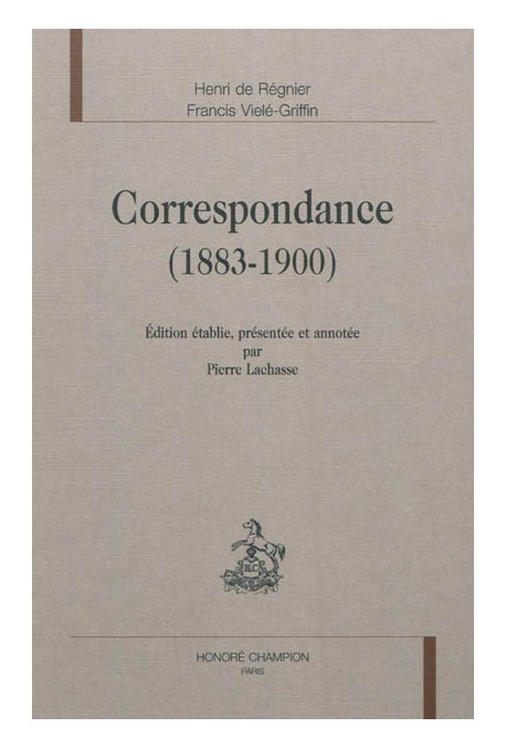 CORRESPONDANCE 1883-1900