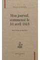 MON JOURNAL COMMENCÉ LE 10 AVRIL 1815