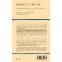 DOON DE LA ROCHE CHANSON DE GESTE DE LA FIN DU XII SIECLE