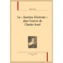 LA « FONCTION D’ÉCRIVAIN » DANS L’ŒUVRE DE CHARLES SOREL
