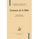 EXAMENS DE LA BIBLE