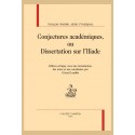 CONJECTURES ACADEMIQUES, OU DISSERTATION SUR L'ILIADE