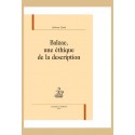 BALZAC UNE ETHIQUE DE LA DESCRIPTION