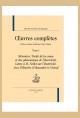 OEUVRES COMPLETES. TOME 1