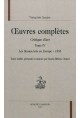 OEUVRES COMPLETES. SECTION VII. CRITIQUE D'ART. TOME IV. LES BEAUX-ARTS EN EUROPE - 1855