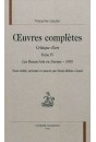 OEUVRES COMPLETES. SECTION VII. CRITIQUE D'ART. TOME IV. LES BEAUX-ARTS EN EUROPE - 1855