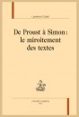 DE PROUST A SIMON : LE MIROITEMENT DES TEXTES
