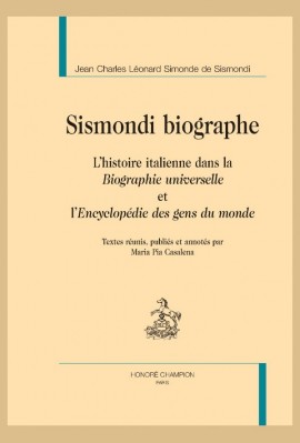 SISMONDI BIOGRAPHE