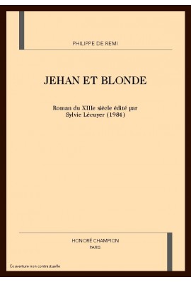 JEHAN ET BLONDE
