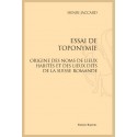 ESSAI DE TOPONYMIE