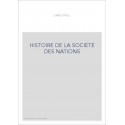 HISTOIRE DE LA SOCIETE DES NATIONS