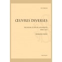 OEUVRES DIVERSES 2 VOL