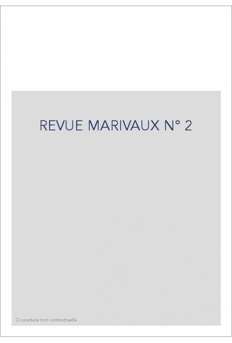 REVUE MARIVAUX N° 2
